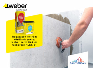 Weber: Professzionális megoldások extrém körülményekhez: weber.xerm 844 és webercol FLEX S1
