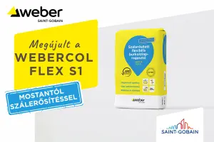 Megújult a webercol FLEX S1: mostantól szálerősítéssel