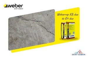 Weber: Betonjavítás kültéren: szétfagyott lépcsők és járdák tartós helyreállítása