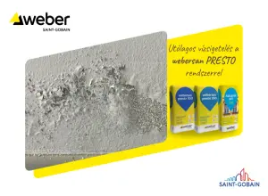 Falszárítás régi épületeknél: webersan PRE...