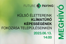 Wienerberger - FUTURE PAVING NEMZETKZI KONFERENCIA MEGHV - Utols lehetsg a regisztrcira!