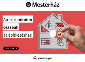 Wienerberger: Értékálló kerámia falazati- és tetőmegoldások, innovatív technológia - Wienerberger Mesterház épül Kozármislenyben