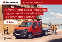 Wienerberger - 2022-ben is folytatódik a Wienerberger által 2021-ben életre hívott Porotherm Kivitelezői Program!