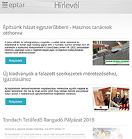 Éptár hírlevél 2018. 09.