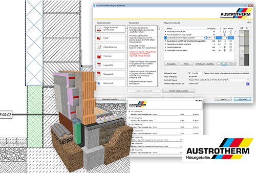 Austrotherm rétegrendszerkesztő modul