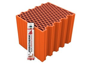Porotherm 30 X-therm Rapid Dryfix tégla