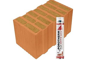 Porotherm 44 Thermo Rapid Dryfix tégla