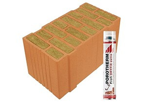 Porotherm 50 Thermo Rapid Dryfix tégla