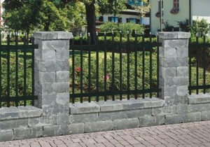 Castello kerítésrendszer szürke-fekete