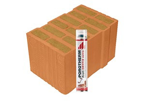 Porotherm 38 Thermo Rapid Dryfix tégla